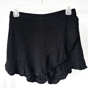 Altar'd State Quinn Black Ruffle Skort/ Size S